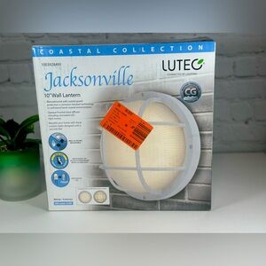 Lutec Coastal Jacksonville LED Bulkhead Wall Lantern Water Resistant Plastic